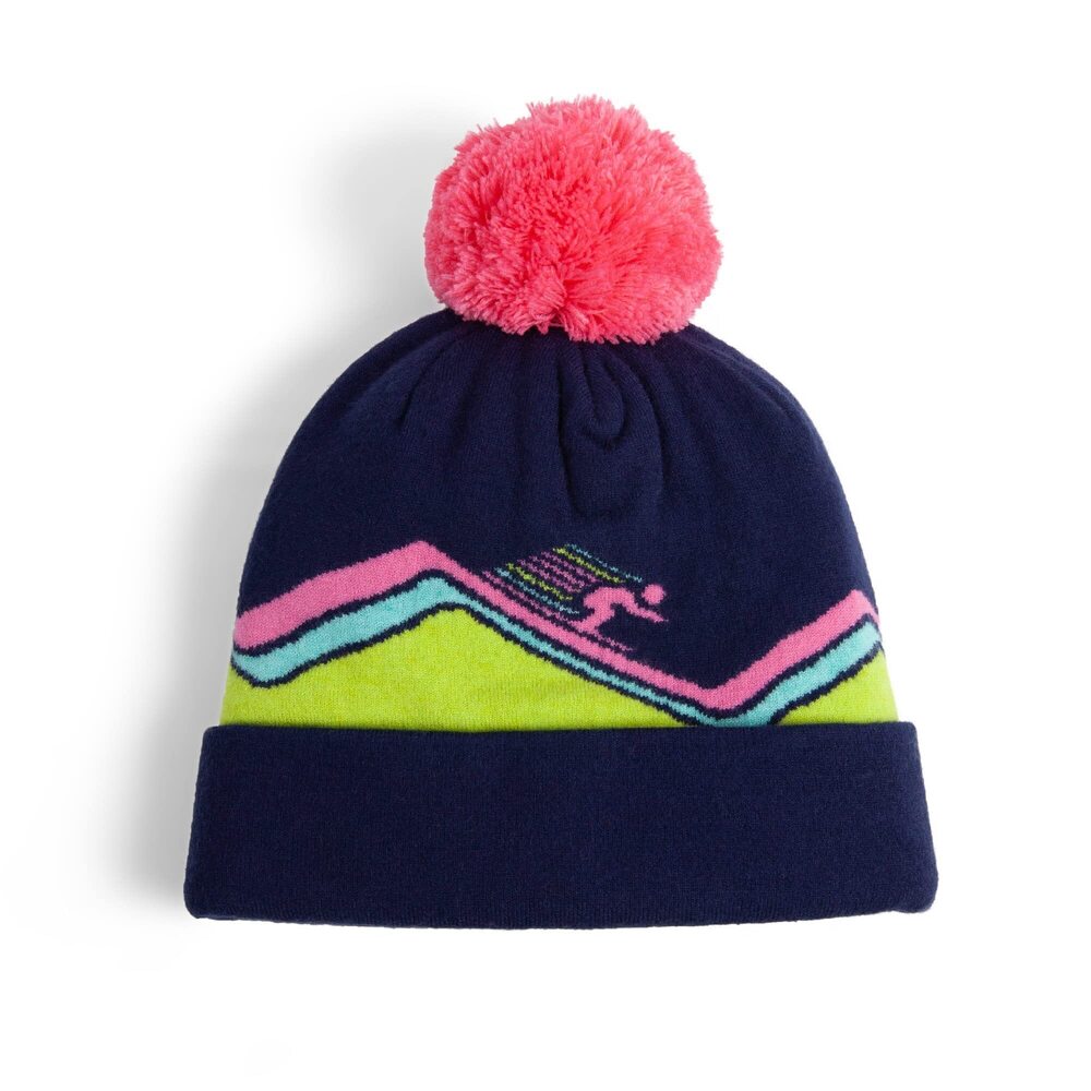 6481 Mountain Lady Ski Cap for Winter or Chilly Days with Pom Pom